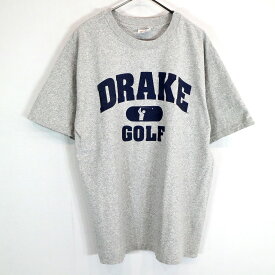 USA製 The Cotton Exchange カレッジ風ロゴ半袖Tシャツ アメカジ グレー (メンズ L) 中古 古着 O1685