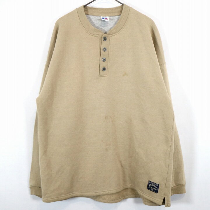 楽天市場】90年代 USA製 RUSSELL ラッセル ヘンリーネック スウェット 