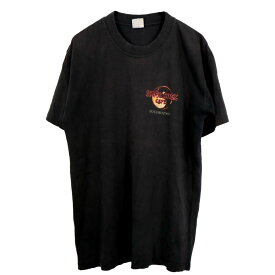 Hard Rock Cafe ハードロックカフェ 半袖Tシャツ ロゴ ブラック (メンズ L) 中古 古着 O2389