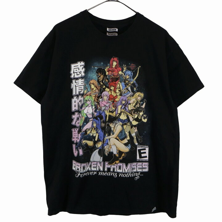 楽天市場】BROKEN PROMISES アニメ キャラクタープリント 半袖Tシャツ 