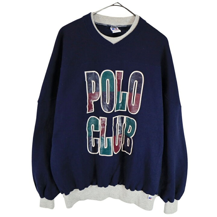 楽天市場】90年代 USA製 RUSSELL ラッセル ロゴ スウェット POLO CLUB 