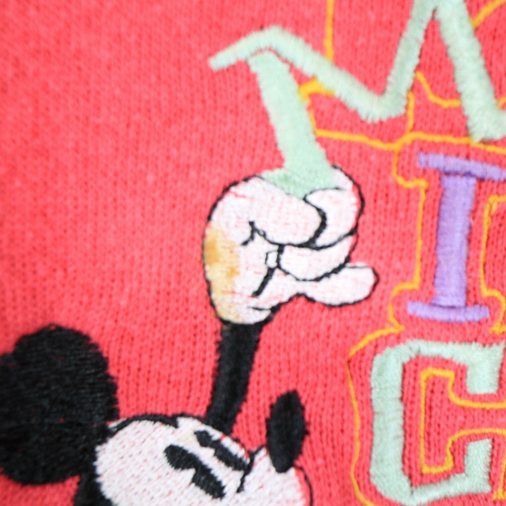 楽天市場】90年代 USA製 MICKEY&CO. キャラクター スウェット 刺繍
