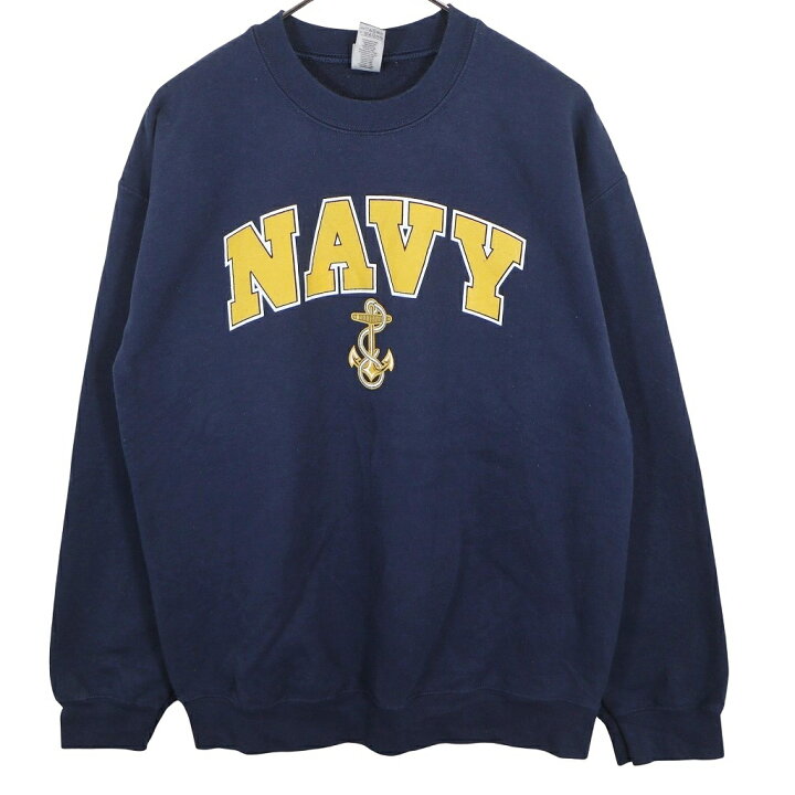 楽天市場】GILDAN ギルダン NAVY スウェット ミリタリー 丸首 