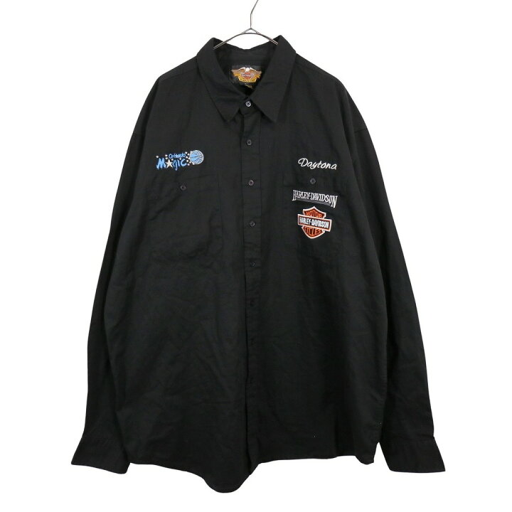 楽天市場】HARLEY DAVIDSON ハーレーダビッドソン 長袖シャツ 大きい  