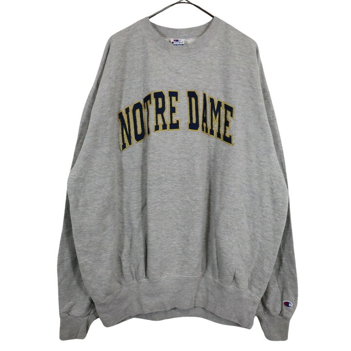 楽天市場】90年代 Champion チャンピオン NOTRE DAMEスウェット 大きい 