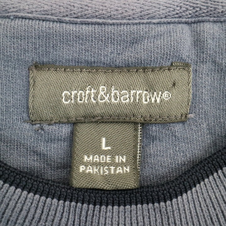 楽天市場】Croft＆barrow USA アメリカ国旗 スウェット 刺繍 ブルー 