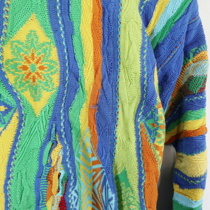 楽天市場】90年代 COOGI クージー 3Dニット 丸首 セーター マルチ 