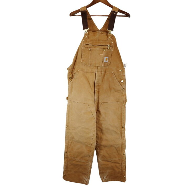 楽天市場】Carhartt カーハート 中綿オーバーオール ワーク ダブルニー 