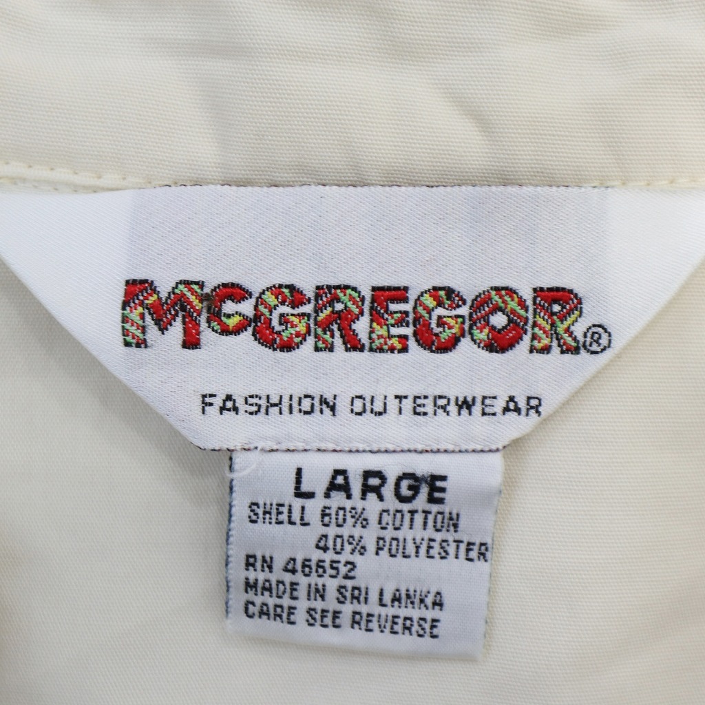 楽天市場】80年代 McGregor マックレガー スイングトップ 防寒