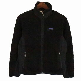 SALE/// patagonia パタゴニア レトロX フリースジャケット アウトドア キャンプ アウター 防寒 ブラック (レディース L) 中古 古着 O8741