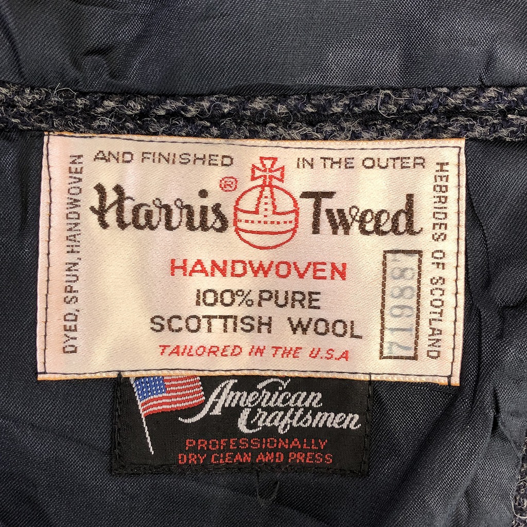 楽天市場】80~90年代 USA製 Harris Tweed ハリスツイード テーラード