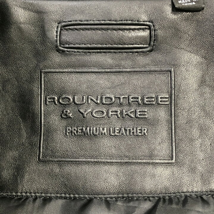 楽天市場】ROUNDTREE & YORKE ジップアップ レザージャケット 防寒  