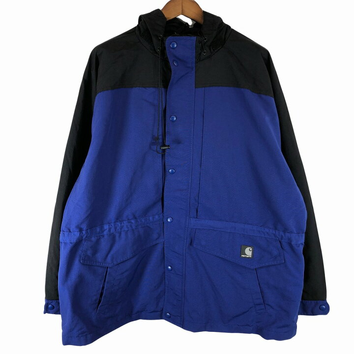 楽天市場】Carhartt カーハート マウンテンパーカー ブルー (メンズ XL 