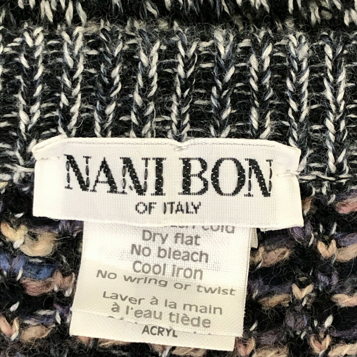 楽天市場】イタリア製 NANI BON アニマル 総柄 ウール ニット セーター 