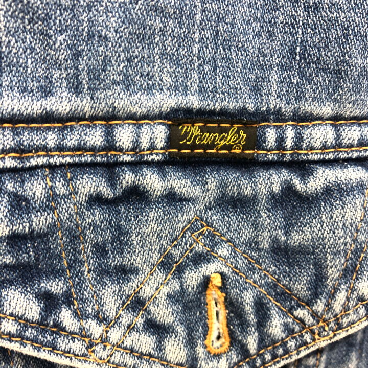 楽天市場】70年代 USA製 Wrangler ラングラー デニム トラッカー 