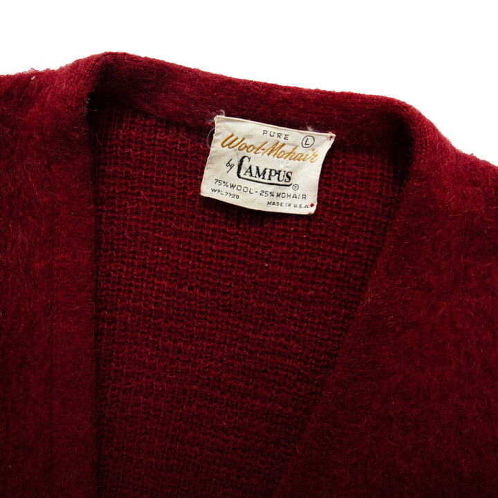 楽天市場】60年代 USA製 Wool-Mohair by Campus ウール モヘア ニット 