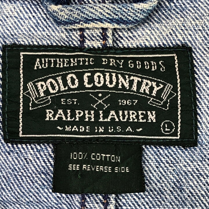 楽天市場】SALE/// 90年代 USA製 POLO COUNTRY ポロカントリー デニム  