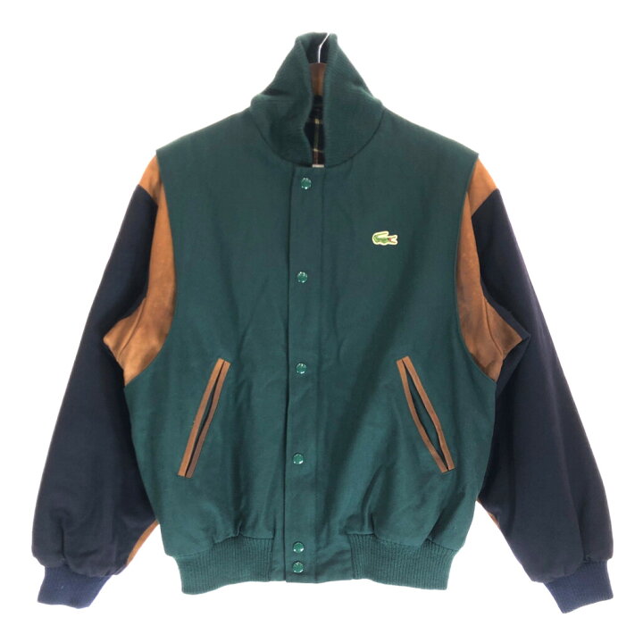 楽天市場】LACOSTE ラコステ スタジャン スタジアムジャケット レザー  