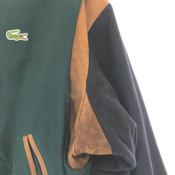 楽天市場】LACOSTE ラコステ スタジャン スタジアムジャケット レザー 
