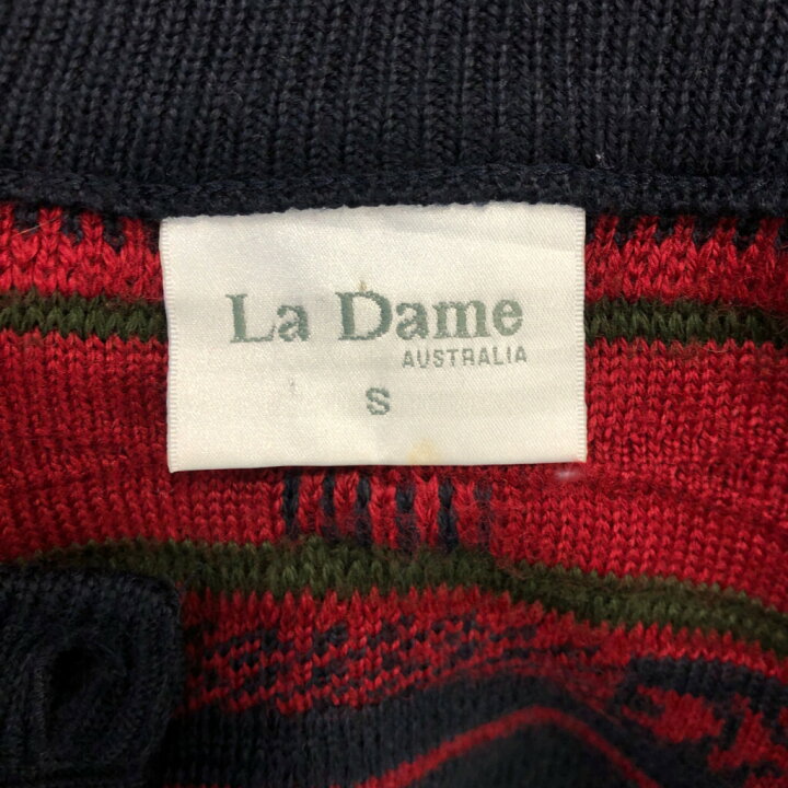 楽天市場】SALE/// La Dame AUSTRALIA 3Dニットカーディガン 総柄 