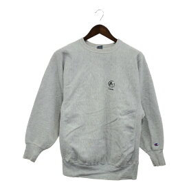 SALE///// 90年代 USA製 Champion チャンピオン REVERSE WEAVE リバースウィーブ UNUM スウェット グレー (メンズ X-LARGE) 中古 古着 p5544