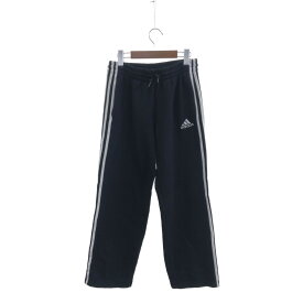 SALE///// adidas アディダス サイドライン スウェット パンツ スポーツ ブラック (メンズ L相当) 中古 古着 p5787