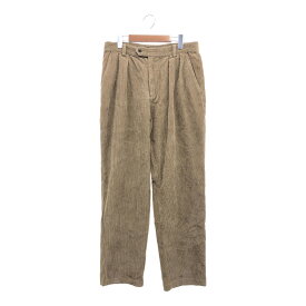 SALE///// J.CREW コーデュロイ パンツ アメカジ 2タック ベージュ (メンズ 33R) 中古 古着 P6026