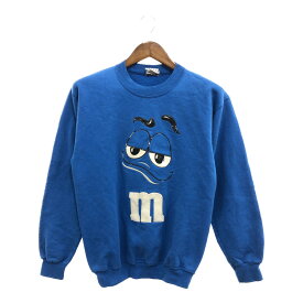 SALE///// m&m's BRAND ブルー スウェット トレーナー トップス カジュアル キャラクター ブルー (メンズ S) 中古 古着 P6779