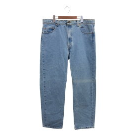 SALE///// 90年代 USA製 Levi's リーバイス 505 テーパード デニムパンツ ボトムス アメカジ 大きいサイズ ブルー (メンズ 40×30) 中古 古着 P6798