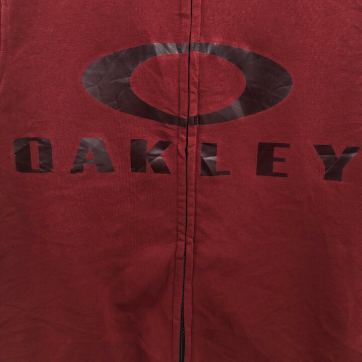 楽天市場】00年代 OAKLEY オークリー ロゴ フルジップ パーカー 