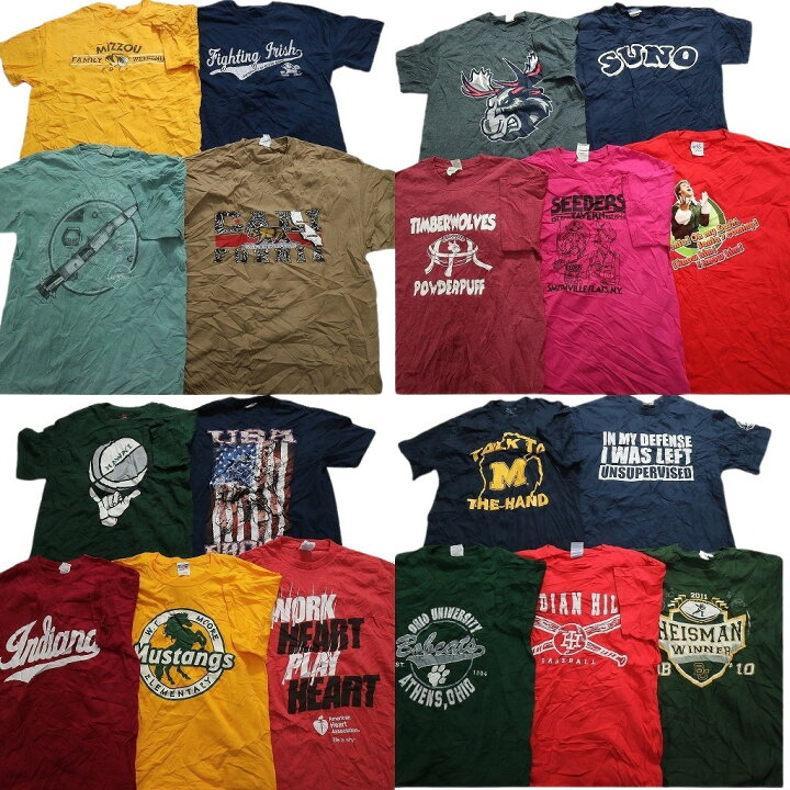 楽天市場】古着卸 まとめ売り 半袖Tシャツ 19枚セット (メンズ M /L 