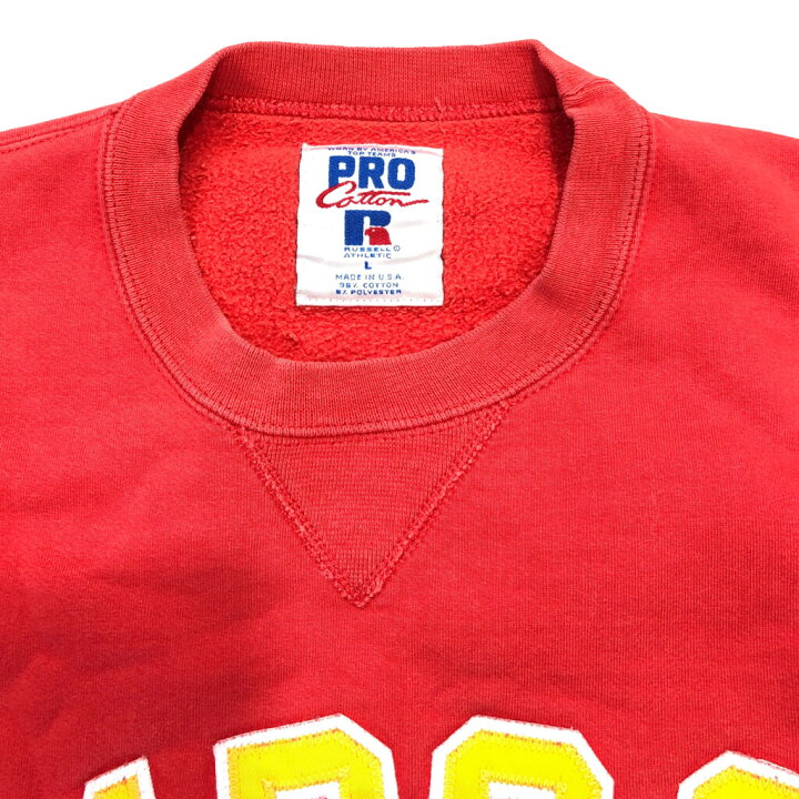 楽天市場】90年代 USA製 RUSSELL ATHLETIC ラッセル PRO Cotton 
