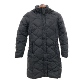 SALE/// THE NORTH FACE ノースフェイス ダウンコート キルティング アウター アウトドア 防寒 ブラック (レディース XS) 中古 古着 P8783