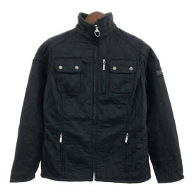 Barbour バブアー INTERNATIONAL トライアルズ キルト キルティング ジャケット ブラック (レディース 12) 中古 古着 P9052