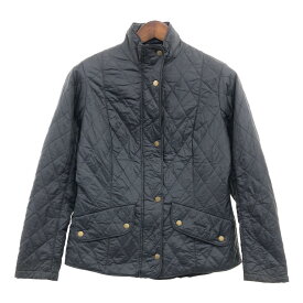 SALE/// Barbour バブアー FLYWEIGHT CAVALRY ナイロン キルティング ジャケット アウター カジュアル ネイビー (レディース 14) 中古 古着 P9296