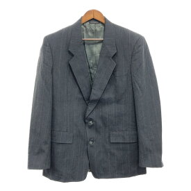 USA製 Christian Dior クリスチャン ディオール ウール テーラードジャケット グレー (メンズ L相当) 中古 古着 Q0443