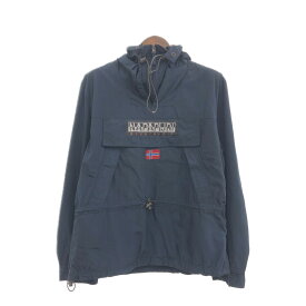 NAPAPIJRI ナパピリ アノラックパーカー ジャケット アウトドア ネイビー (メンズ XL) Q0538
