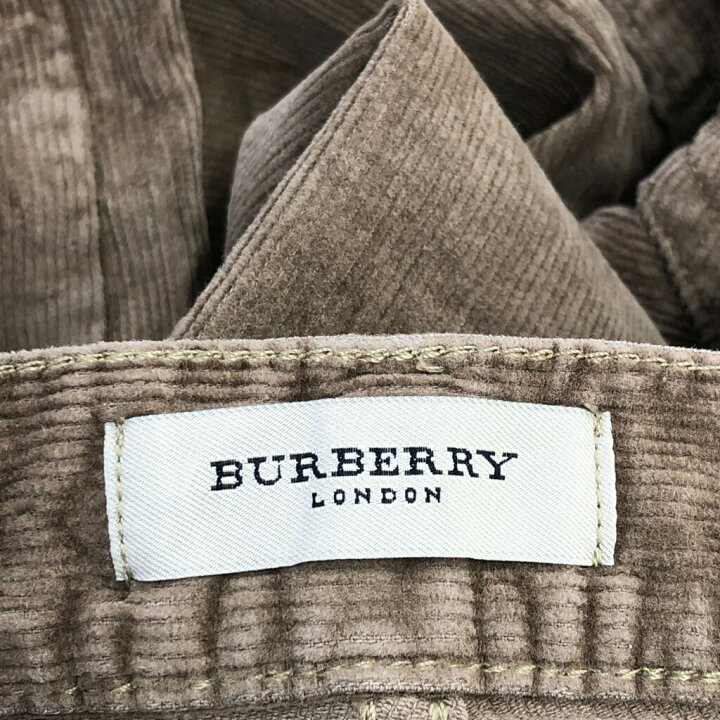 楽天市場】BURBERRY バーバリー コーデュロイ パンツ ブラウン (メンズ  