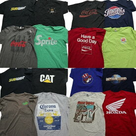 古着卸 まとめ売り 有名企業 半袖Tシャツ 16枚セット (メンズ L ) コロナ スプライト コカコーラ バッキーズ MS0856