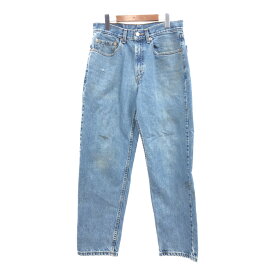 SALE///// 80年代 Levi's リーバイス 550 デニムパンツ アメカジ ブルー (メンズ W33 L30) 中古 古着 Q2460