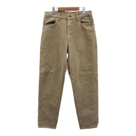 90年代 USA製 Levi's リーバイス 550 カラー デニムパンツ アメカジ ベージュ (メンズ W34 L32) 中古 古着 Q2477