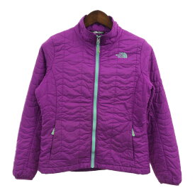 THE NORTH FACE ノースフェイス 中綿 キルティングジャケット アウトドア パープル (レディース M) 中古 古着 Q3425