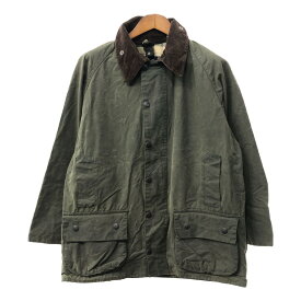 イングランド製 Barbour バブアー BEAUFORT ビューフォート オイルドジャケット オリーブ (メンズ XL相当) 中古 古着 Q3852