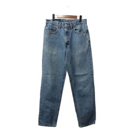 SALE///// 90年代 Levi's リーバイス 505 デニムパンツ アメカジ ライトブルー (メンズ W32) 中古 古着 Q3638