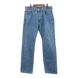 Levi's リーバイス 505 デニムパンツ アメカジ ブルー (メンズ W33 L32) 中古 古着 Q4183