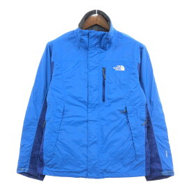 THE NORTH FACE ノースフェイス HYVENT ナイロンジャケット アウトドア ブルー (メンズ M) 中古 古着 Q4457