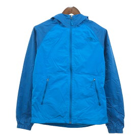 THE NORTH FACE ノースフェイス DRYVENT マウンテンパーカー アウトドア 防水 ロゴ ブルー (メンズ S) 中古 古着 Q4473