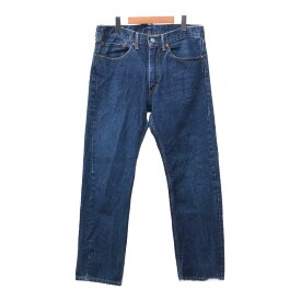 Levi's リーバイス 505 デニムパンツ アメカジ ブルー (メンズ W34 L32) 中古 古着 Q4796