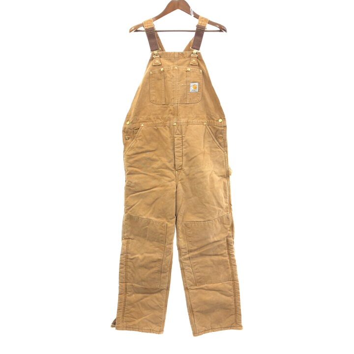 楽天市場】00年代 USA製 Carhartt カーハート ダック ダブルニー ビブ 