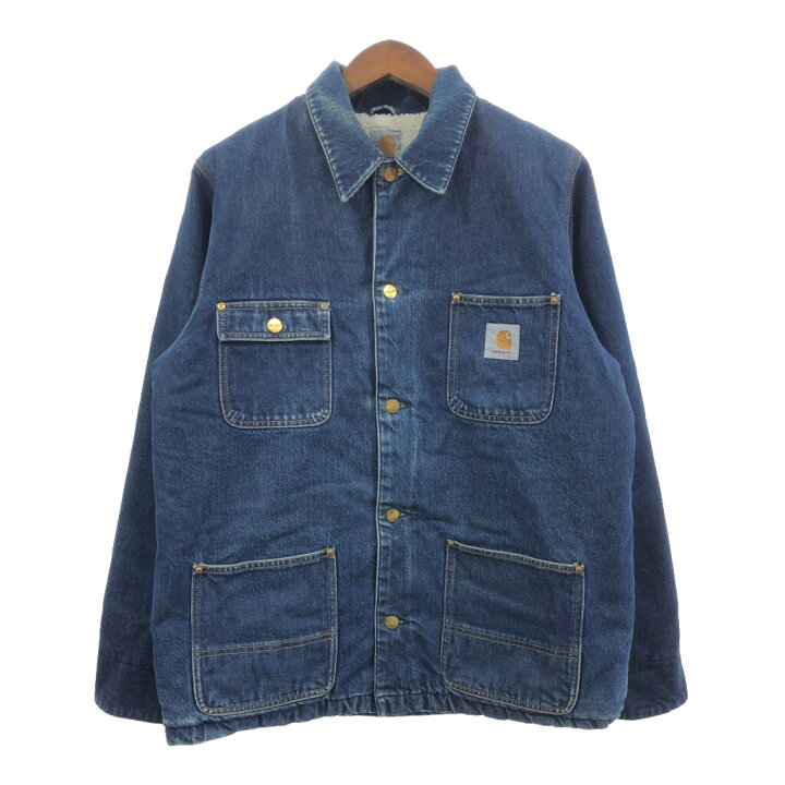 楽天市場】Carhartt カーハート デニムボアジャケット ワンポイント 